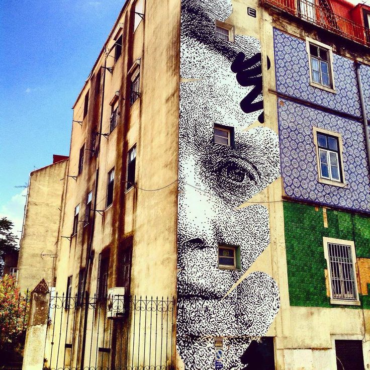 Sophia de Mello Breyner Andresen Mural by Daniel Aim